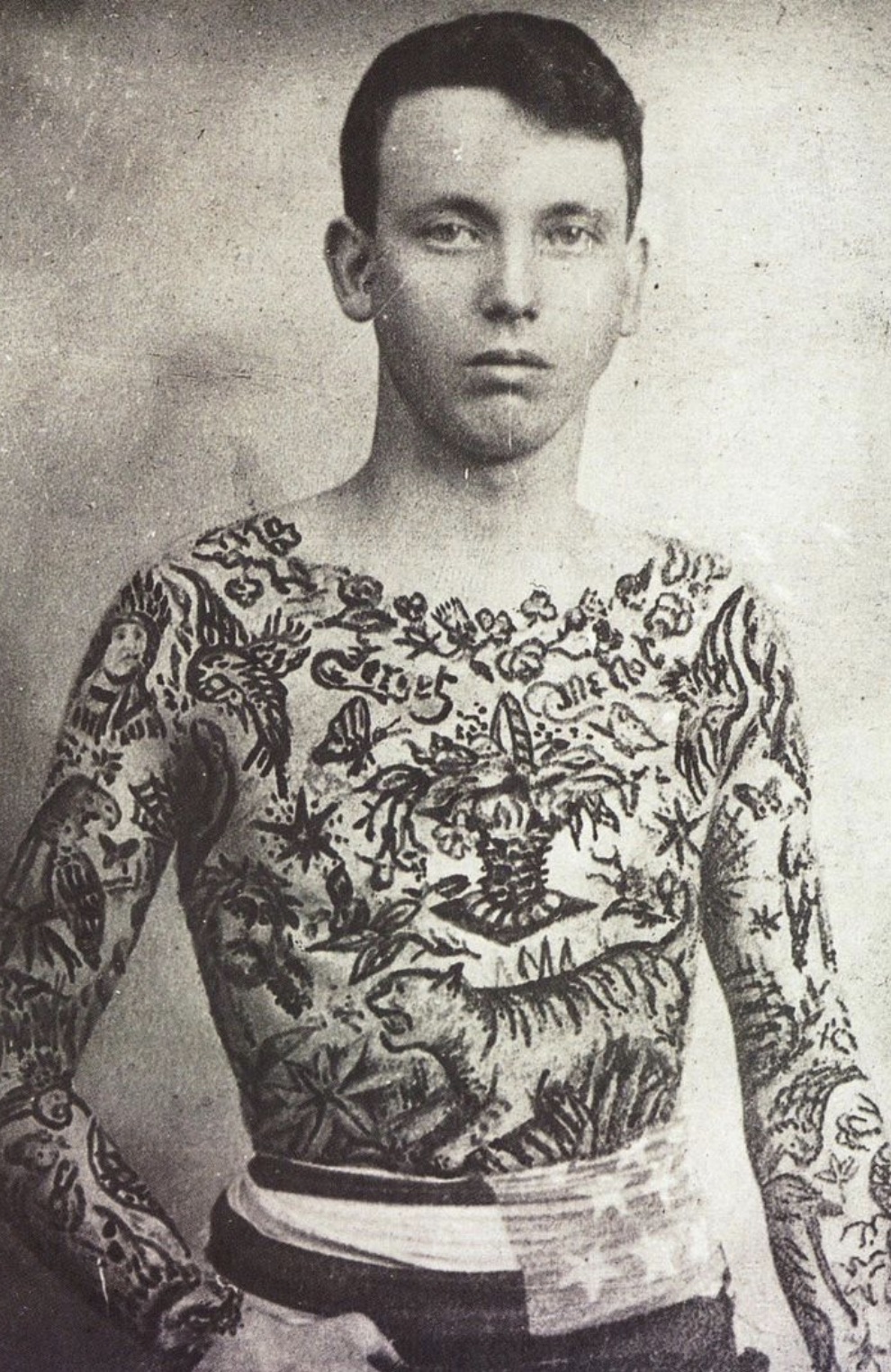 old school tattoos männer -